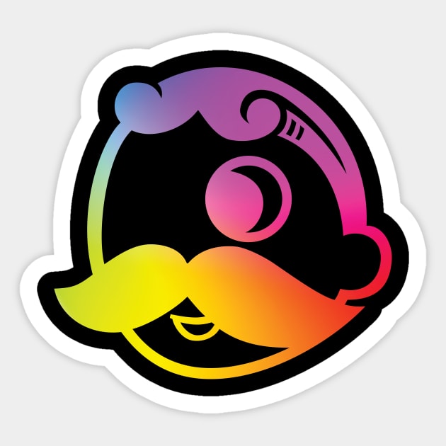 Natty Boh Rainbow Sticker by EA Design